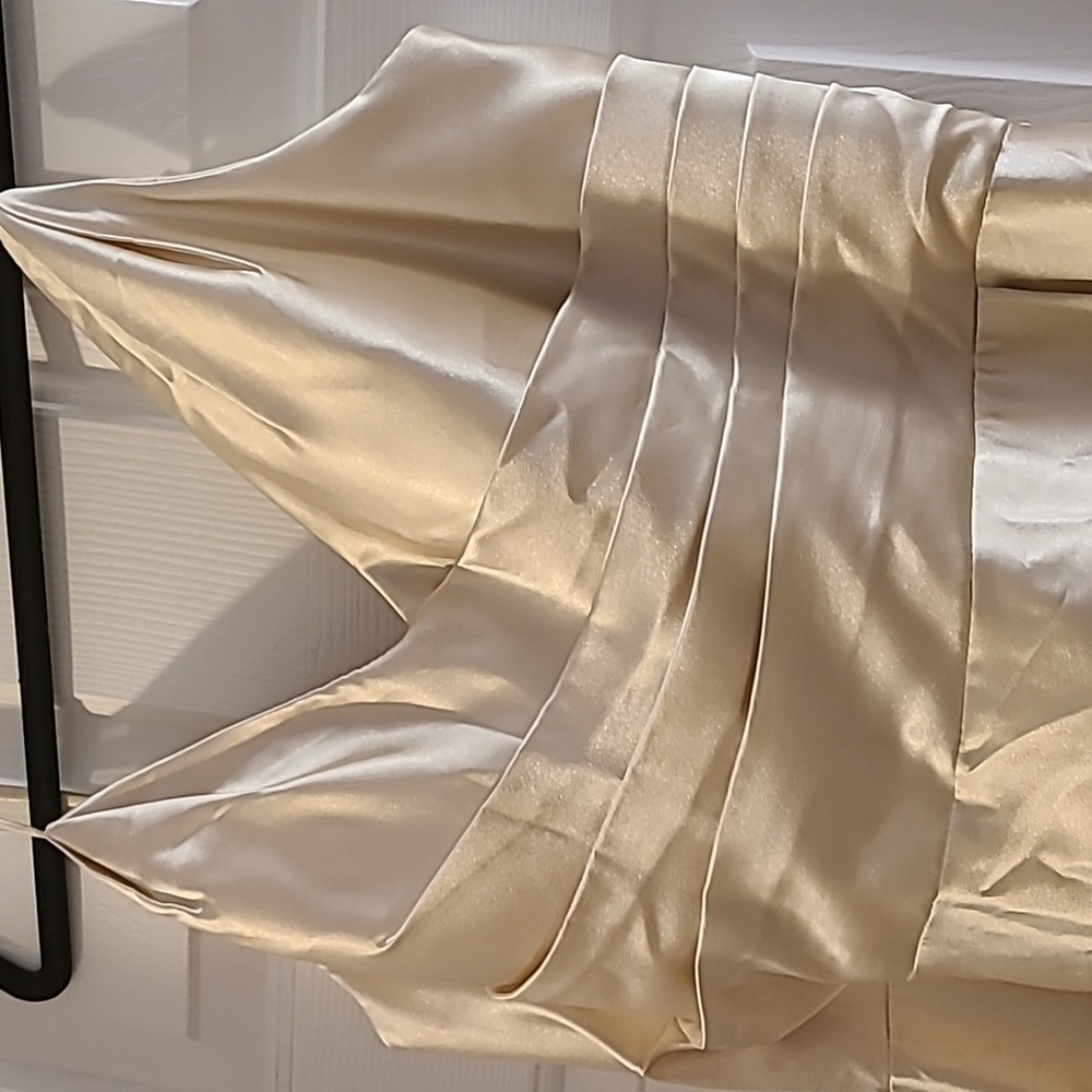 Women's formal cream  dress sz 12 - Picture 3 of 8
